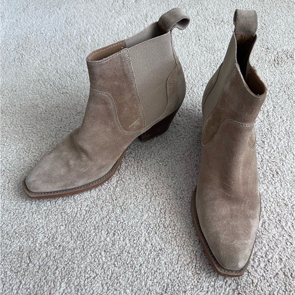Everlane Suede Western Boots